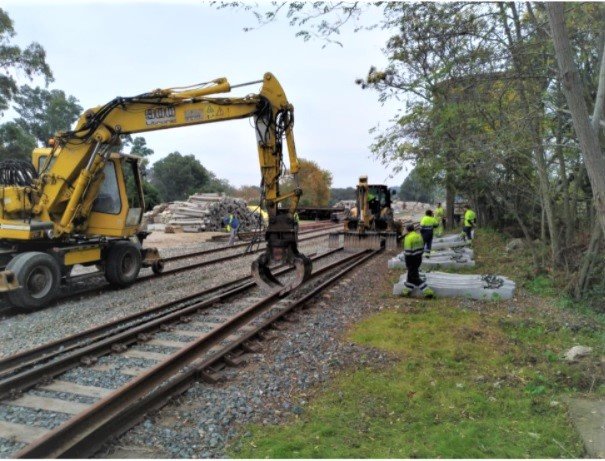 ADIF CONTINÚA AVANZANDO EN LAS OBRAS DE RENOVACIÓN DEL TRAYECTO SAN PABLO-ALMORAIMA-ALGECIRAS